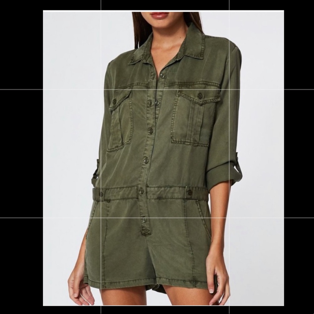 NWT Young Fabulous & Broke Utility Rumor Romper LG
